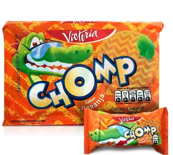 Victoria Chomp Orange Cookies – Chomp Naranja 6 pack – 228 gr