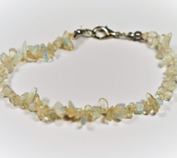 Moonstone Ankle Chips Bracelet Stretchy