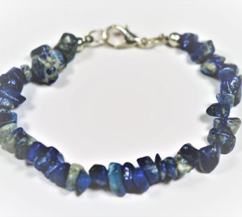 Lapis Lazuli Ankle Chips Bracelet Stretchy